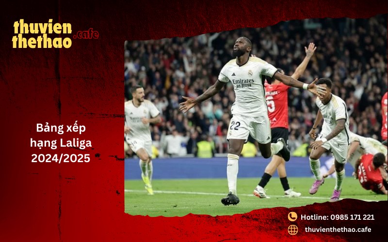 Bảng xếp hạng Laliga 2024/2025