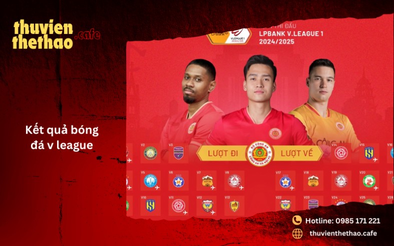 Kết quả bóng đá v league